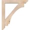 Ekena Millwork Imperial Slat Smooth Bracket w/ Offset Brace, Douglas Fir, 5 1/2"W x 30"D x 34"H BKT0604X30X34IMP06SDF - alternate 3